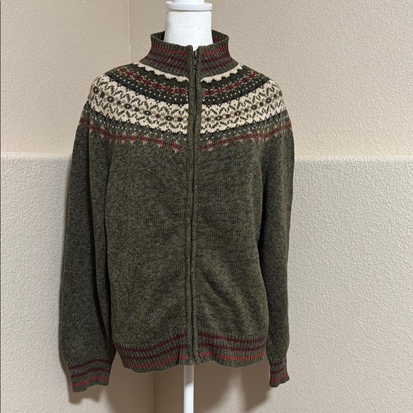Vintage Shaver Lake Ladies Full Zip Sweater Size Large - Picture 1 of 7